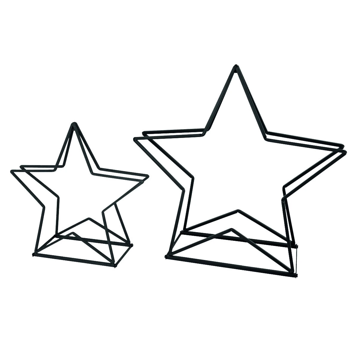 Kaminholzständer Set Sternenförmig 2 Stück Aus Stahl In Schwarz 3 Kaminholzständer Set Sternenförmig 2 Stück Aus Stahl In Schwarz
