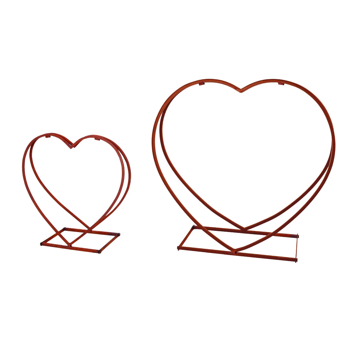 Kaminholzständer Set Herzförmig 2 Stück Aus Stahl In Rostoptik 4 Kaminholzständer Set Herzförmig 2 Stück Aus Stahl In Rostoptik – Bild 2