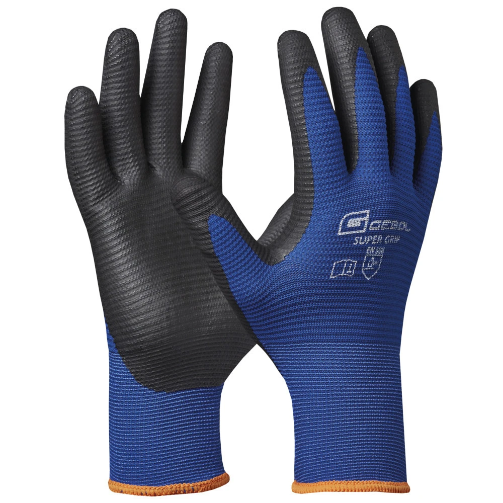 Handschuhe Super Grip Größe 9 Aus Nylon Mit Nitril-Beschichtung 3 Handschuhe Super Grip Größe 9 Aus Nylon Mit Nitril-Beschichtung
