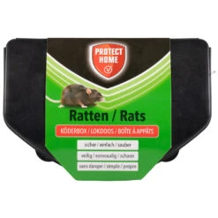 Rattenköderbox Protect Home Mit Sicherheitsschlüssel Und Stahlstange