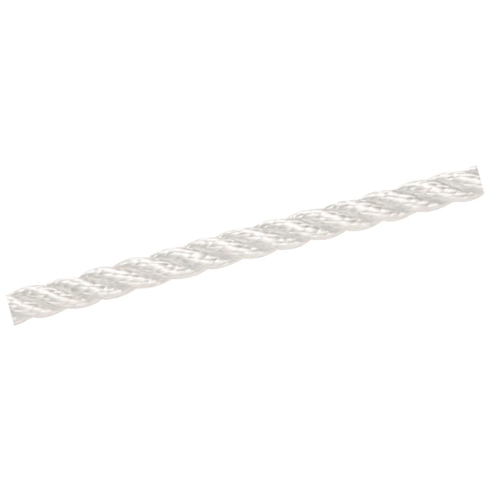Polyester-Seil Ø 8 Mm In Weiß, 3-schäftig Gedreht, Meterware 3 Polyester-Seil Ø 8 Mm In Weiß, 3-schäftig Gedreht, Meterware