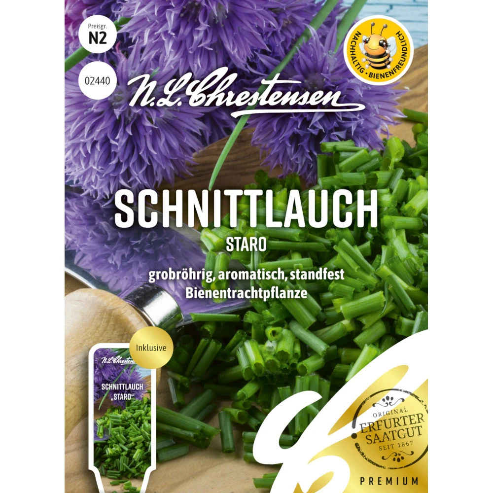 Saatgut Schnittlauch Staro Mehrjährig Für Ca. 3-4 Laufende Meter 3 Saatgut Schnittlauch Staro Mehrjährig Für Ca. 3-4 Laufende Meter