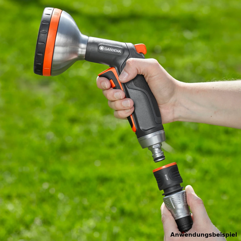 Gardena Schlauchverbinder 1/2"-5/8" Aus Metall Mit Wasserstopp 7 Gardena Schlauchverbinder 1/2"-5/8" Aus Metall Mit Wasserstopp – Bild 5