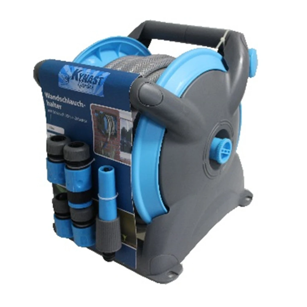 Schlauchhalter Garten Für Wandmontage Mit 15 M + 1 M Schlauch Und Zubehör 3 Schlauchhalter Garten Für Wandmontage Mit 15 M + 1 M Schlauch Und Zubehör