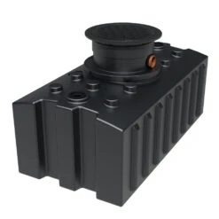 Regenwasser-Flachtank 2000 Liter, Mit Biovitor