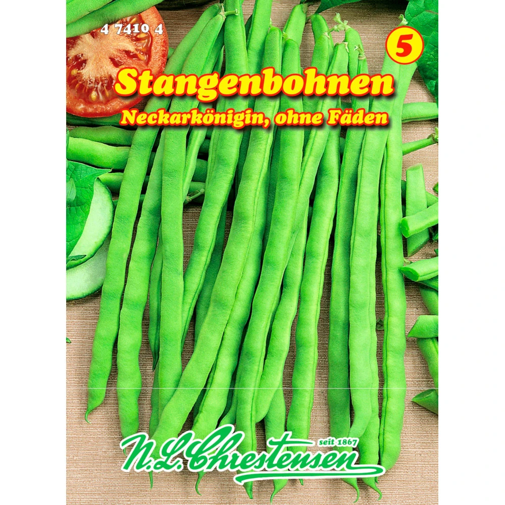 Saatgut Neckarkönigin Ertragreich, Für Ca. 15 Stangen 3 Saatgut Neckarkönigin Ertragreich, Für Ca. 15 Stangen