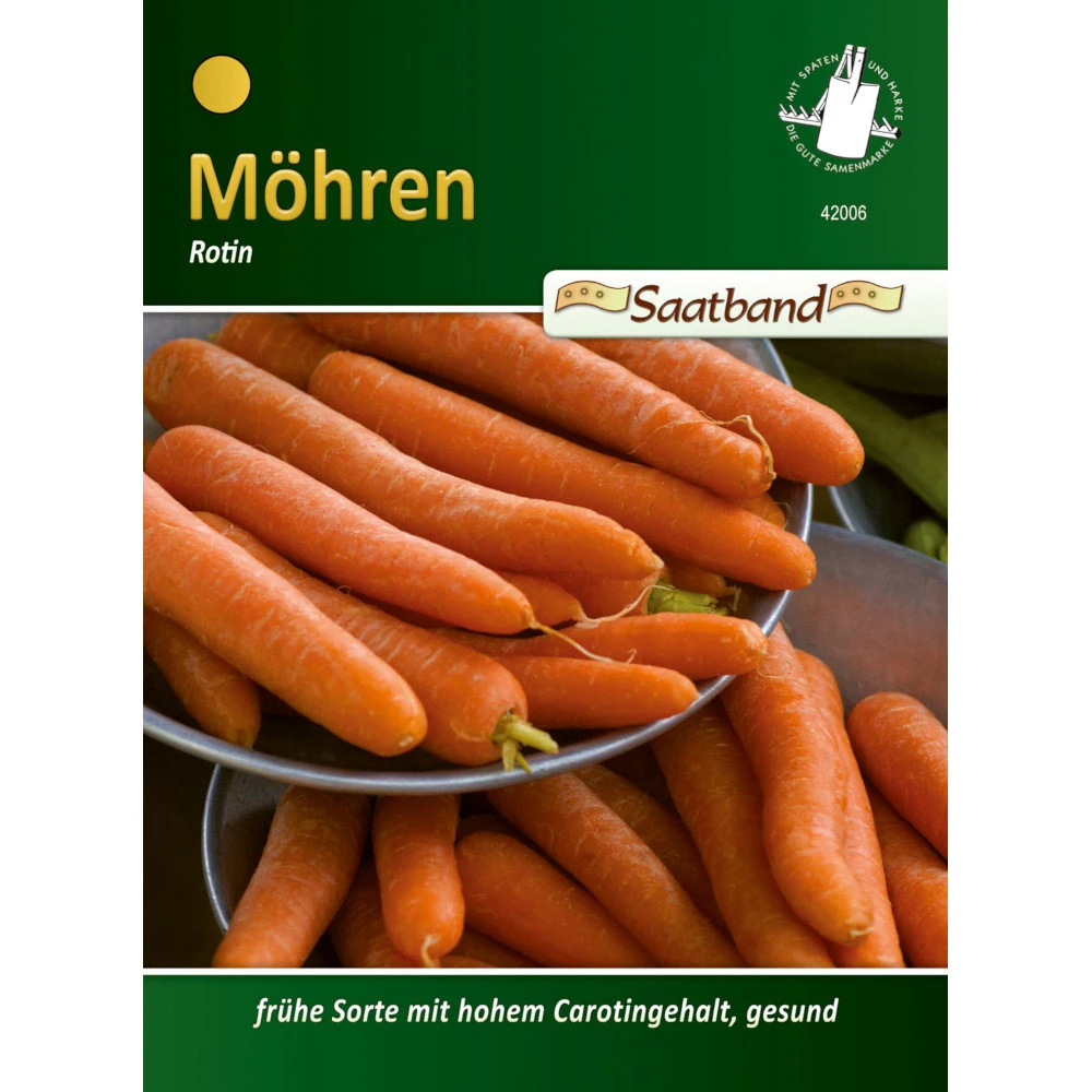 Saatgut Möhren Rotin Frühe Sorte Ca. 2 Meter Saatband, Mit Hohem Carotingehalt 3 Saatgut Möhren Rotin Frühe Sorte Ca. 2 Meter Saatband, Mit Hohem Carotingehalt