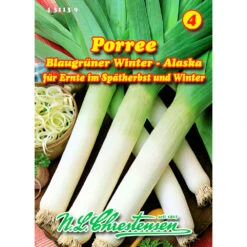 Saatgut Porree Blaugrüner Alaska Winterhart Für Ca. 50 Pflanzen