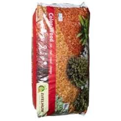 Hackschnitzel Color Wood Rot Eifelhum 50 Liter