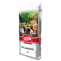 Sonderpreis Baumarkt Pflanzerde 60 Liter Im Sack