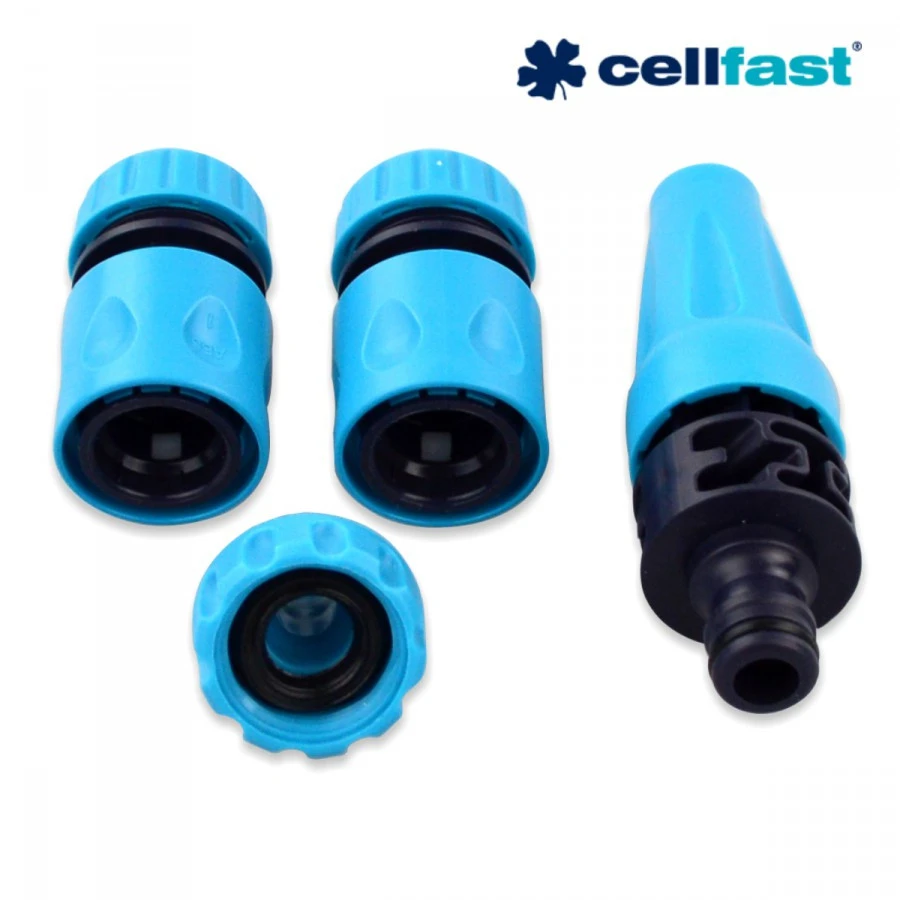 Cellfast Gartenspritze 1/2" Set 4tlg. Gartenpistole Pistolenspritze Garten Bewässerung 3 Cellfast Gartenspritze 1/2" Set 4tlg. Gartenpistole Pistolenspritze Garten Bewässerung