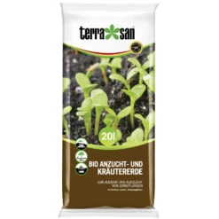 Terrasan® Bio Anzucht- Und Kräutererde 20 Liter, Torfreduziert