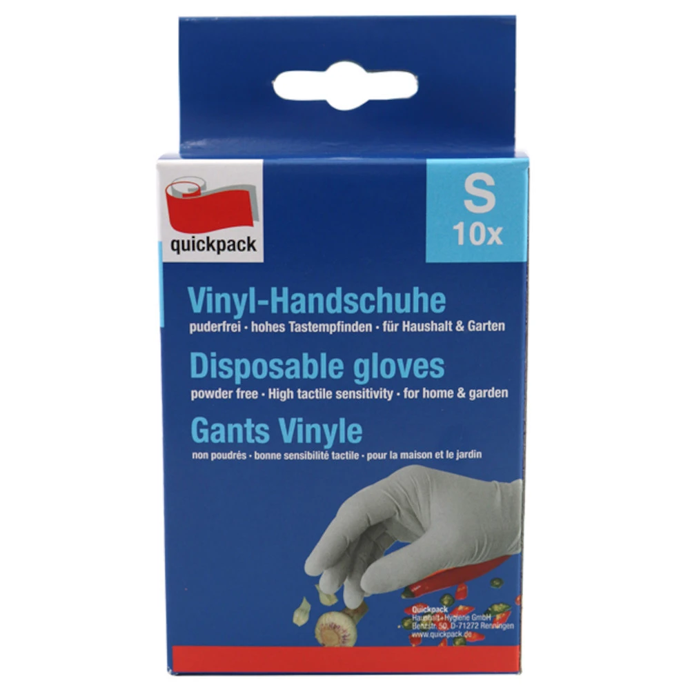 Handschuhe Aus Vinyl In Größe S, 10 Stück 3 Handschuhe Aus Vinyl In Größe S, 10 Stück