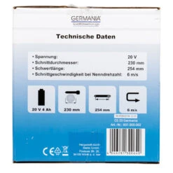 GERMANIA Plattform Akku Kettensäge 20 V -Gartengeräte 9k3zMzpIviWbNnr 1280x1280