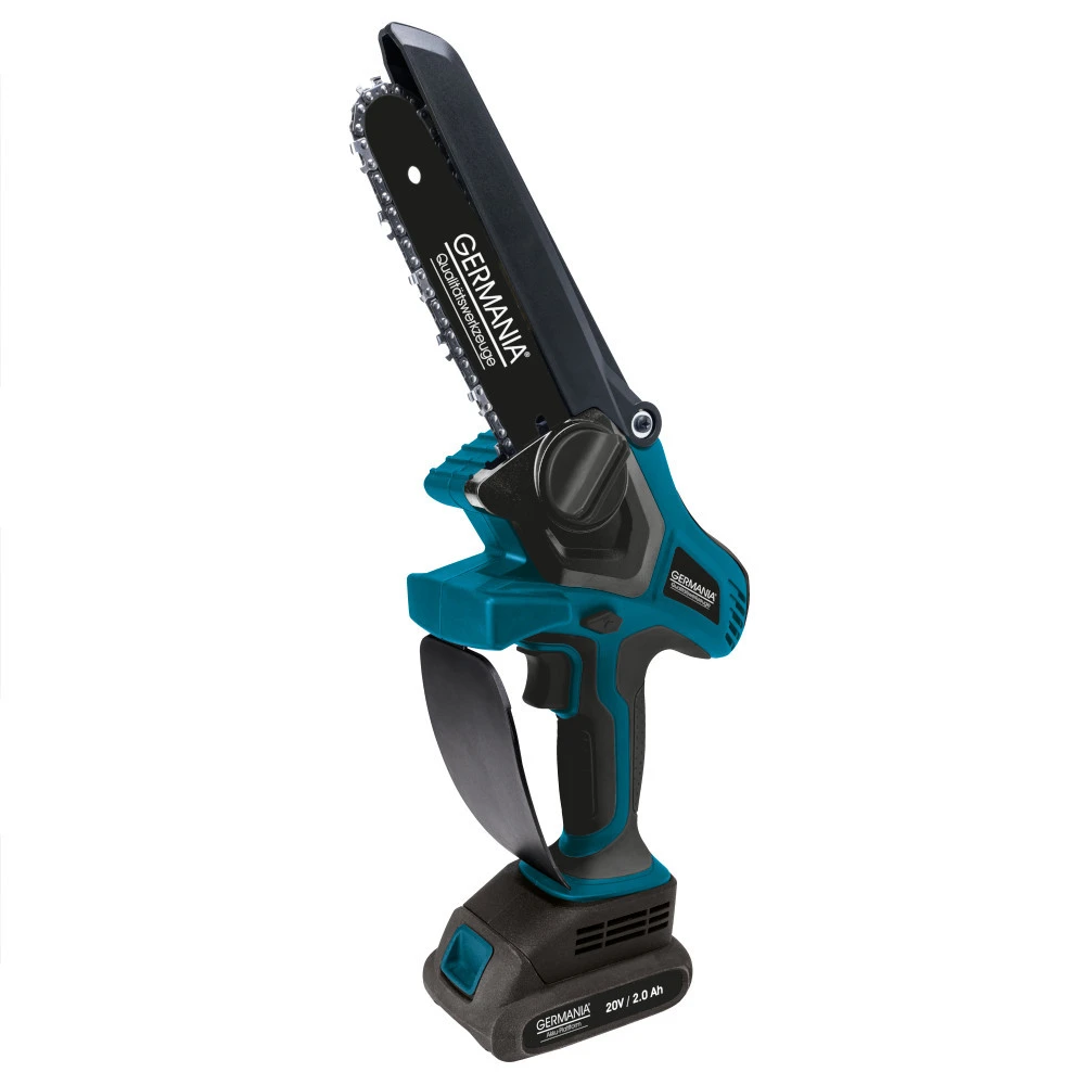 GERMANIA Plattform Akku Mini-Kettensäge 20 V 4 GERMANIA Plattform Akku Mini-Kettensäge 20 V – Bild 2