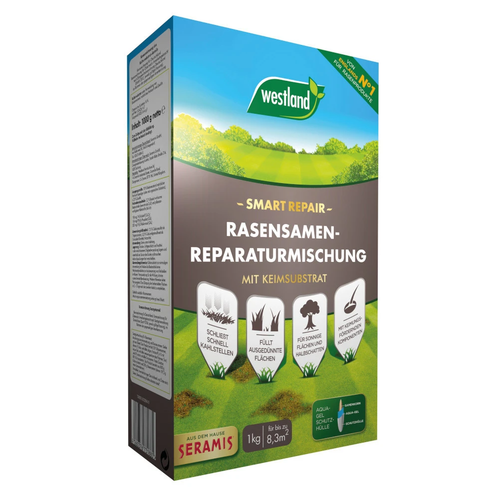 Westland Rasensamen "Smart Repair" 1 Kg Für Bis Zu 8,3 M² Rasenfläche 3 Westland Rasensamen "Smart Repair" 1 Kg Für Bis Zu 8,3 M² Rasenfläche