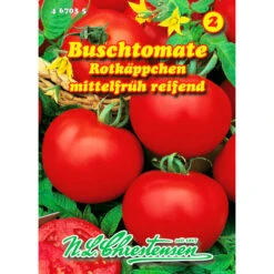 Saatgut Buschtomate Rotkäppchen Mittelfrühe Sorte