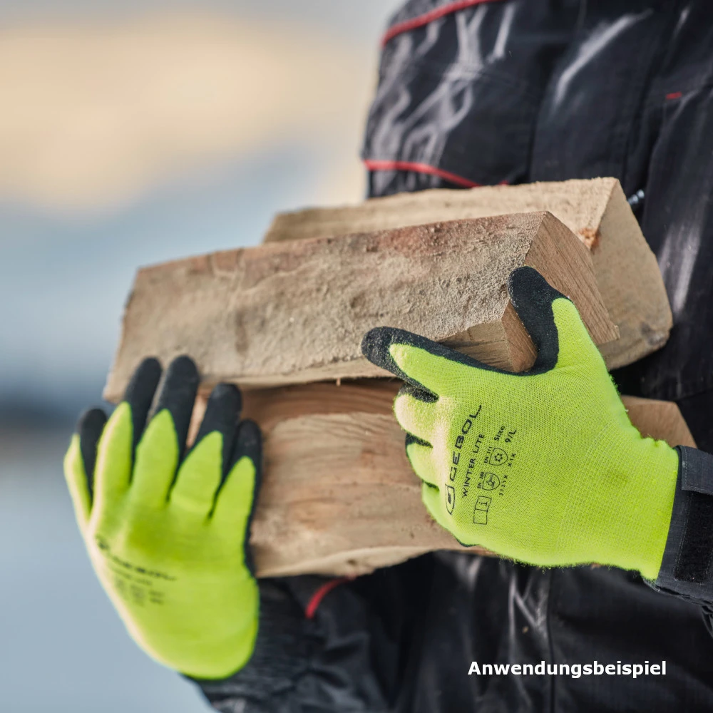 Montage-Handschuh ''Winter Lite'' Größe 9 In Gelb 4 Montage-Handschuh ''Winter Lite'' Größe 9 In Gelb – Bild 2