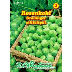 Saatgut Rosenkohl Groninger Winterhart, Für Ca. 120 Pflanzen