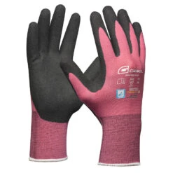 Arbeitshandschuhe Größe 6 Pink Aus Nylon, Beschichtet