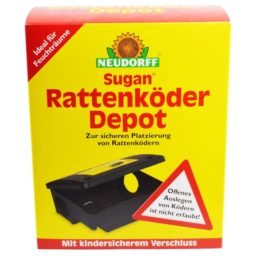 NEUDORFF Sugan® Rattenköderdepot Mit Verschluss 3 NEUDORFF Sugan® Rattenköderdepot Mit Verschluss