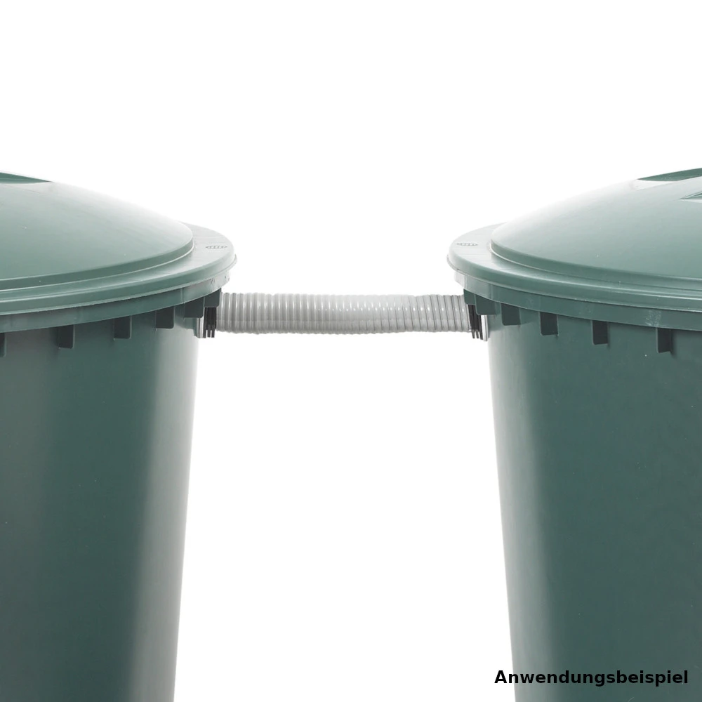 Regentonnen-Verbinder 3/4 Zoll Mit 25 Cm Schlauch 4 Regentonnen-Verbinder 3/4 Zoll Mit 25 Cm Schlauch – Bild 2