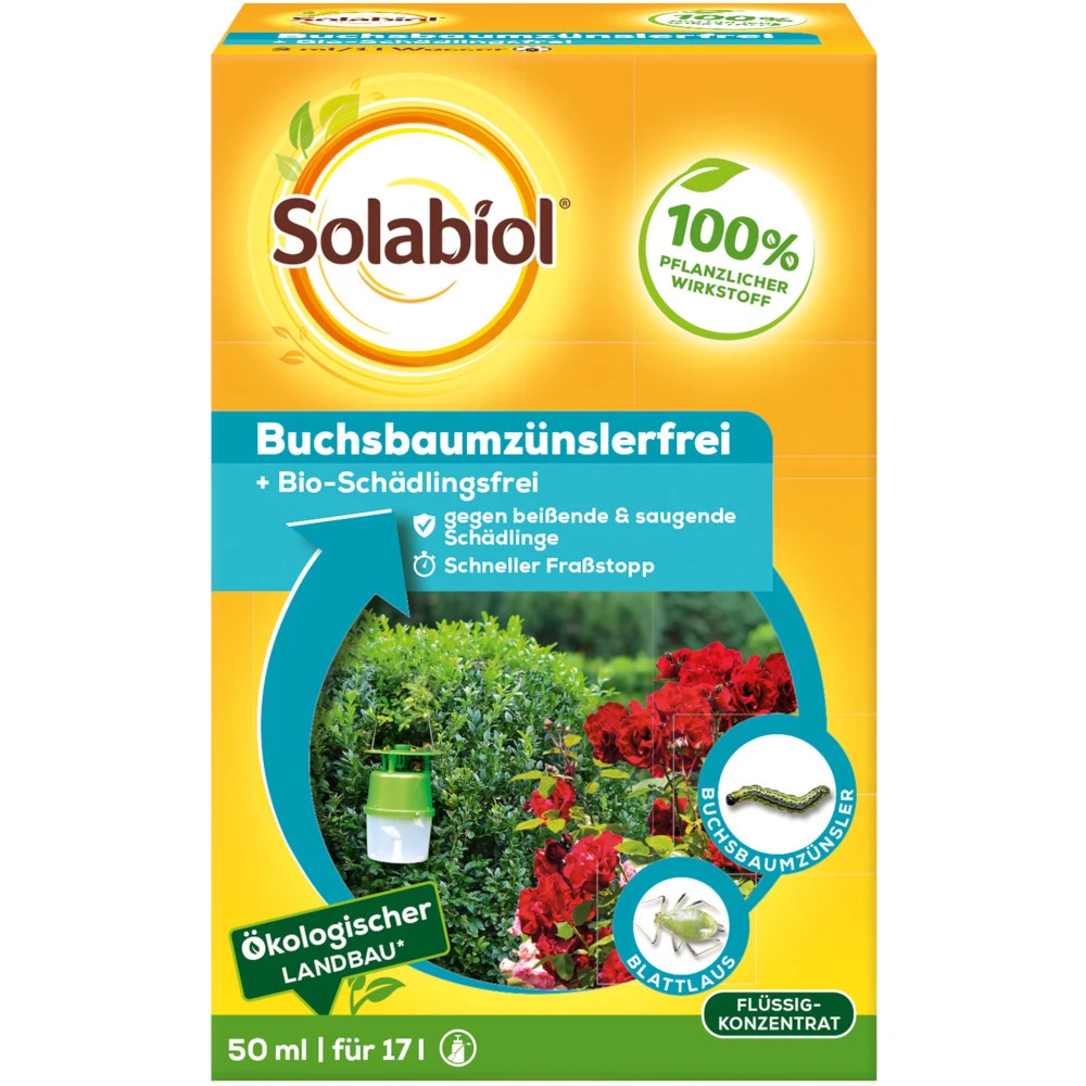 Solabiol Buchsbaumzünslerfrei 50 Ml Flüssigkonzentrat 3 Solabiol Buchsbaumzünslerfrei 50 Ml Flüssigkonzentrat