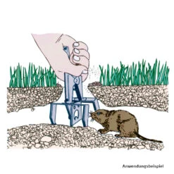 Wühlmausfalle 19 X 8 Cm Aus Metall Mit Plättchen -Gartengeräte 9kp4dMmVucEnRWO 1280x1280