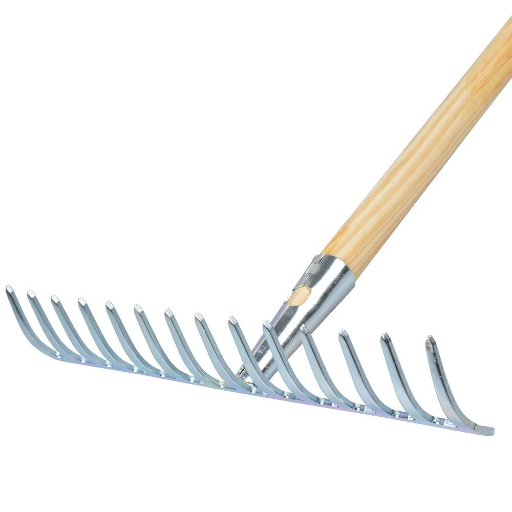 Gartenrechen 14 Zinken Verzinkt Mit Holzstiel 5 Gartenrechen 14 Zinken Verzinkt Mit Holzstiel – Bild 3