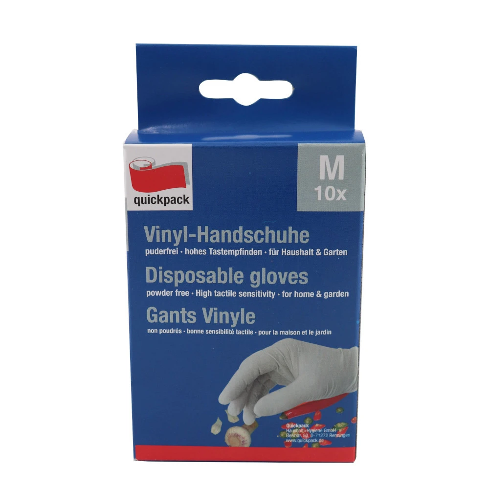 Handschuhe Aus Vinyl In Größe M, 10 Stück 3 Handschuhe Aus Vinyl In Größe M, 10 Stück