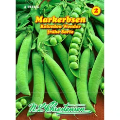 Saatgut Markerbsen Kelvedon Wonder Frühe Sorte, Reicht Für Ca. 12 Lfd. Meter