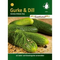 Saatgut Gurke Und Dill Duo Ca. 2 Meter Saatband