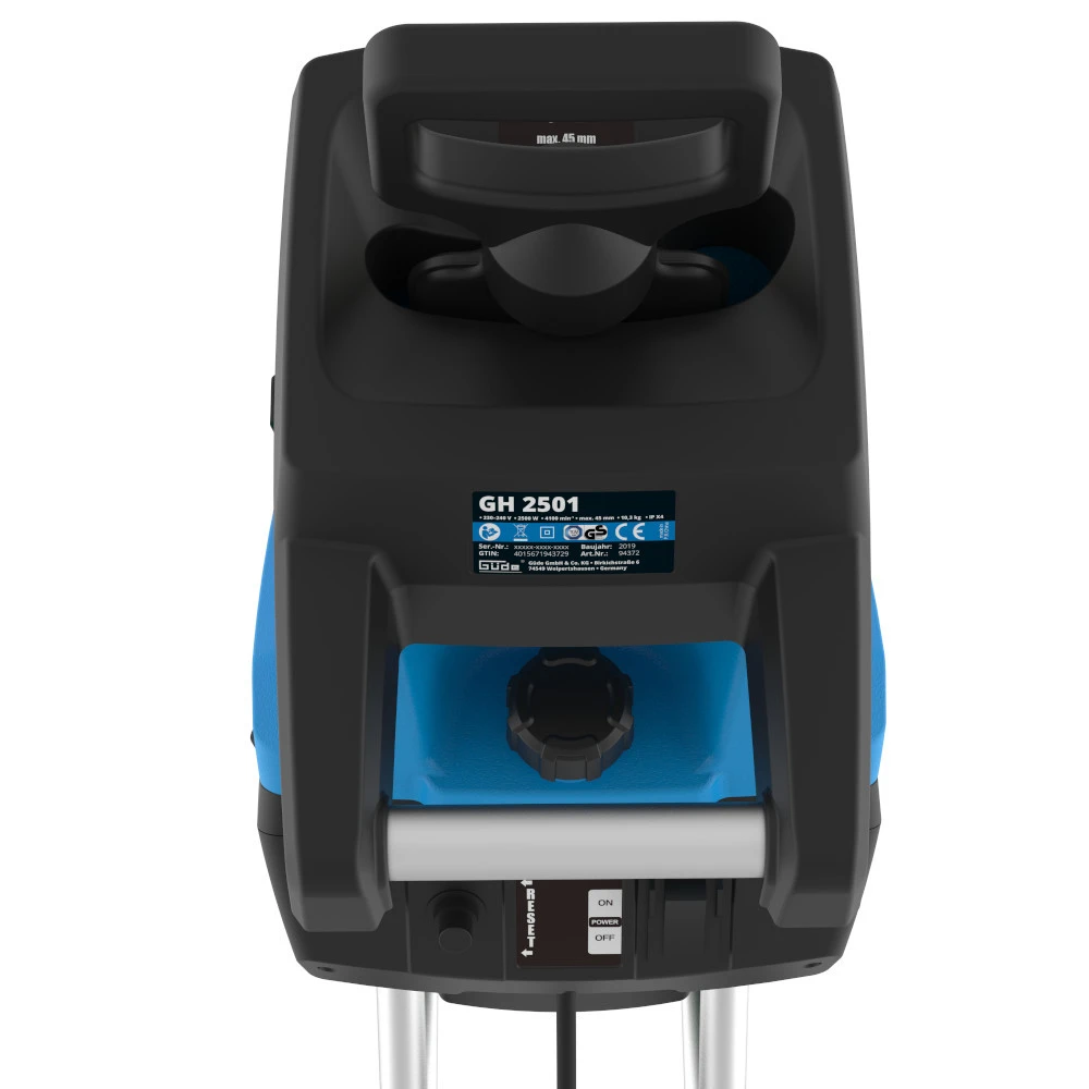 Güde Gartenhäcksler GH 2501 2500W, Mit Fangsack 5 Güde Gartenhäcksler GH 2501 2500W, Mit Fangsack – Bild 3