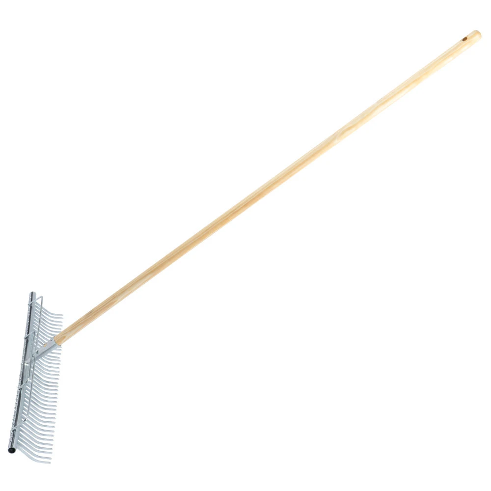 Gartenrechen Aus Metall Mit Holzstiel Und Fanggitter 4 Gartenrechen Aus Metall Mit Holzstiel Und Fanggitter – Bild 2